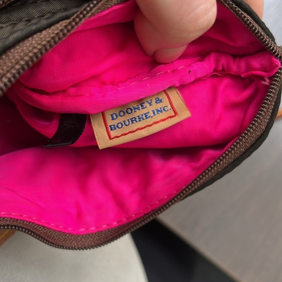 Dooney & Bourke Cross body bag Purse Nylon Tripple Zip North South - Picture 7 of 9